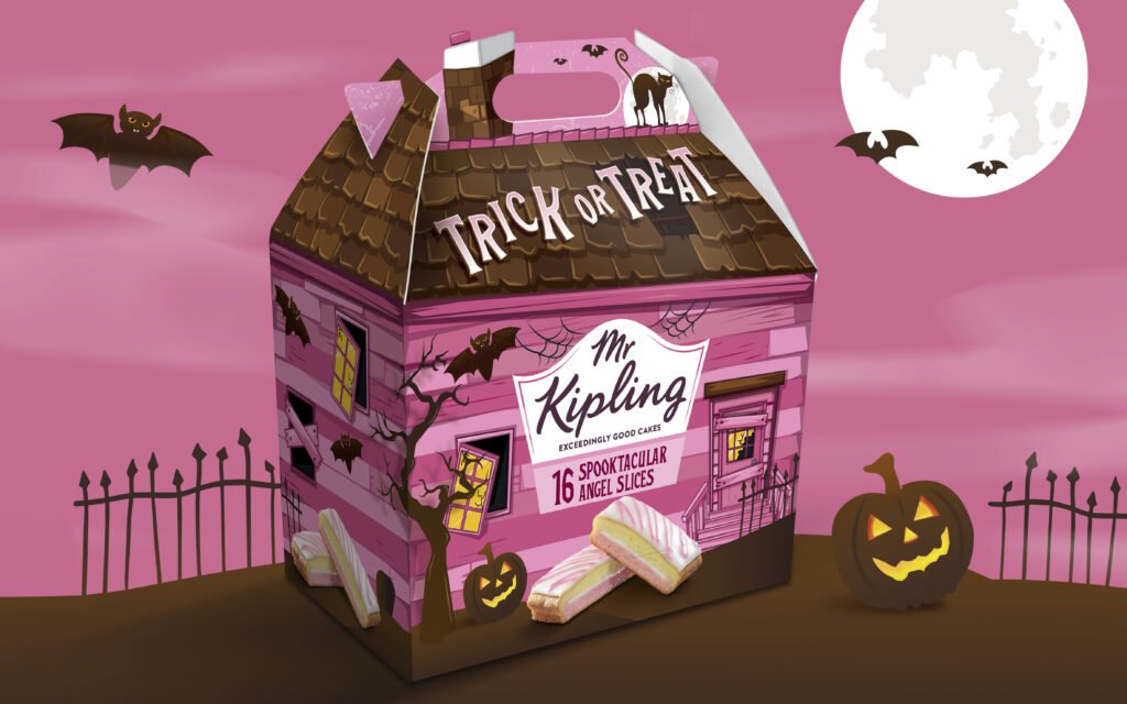 Mr Kipling Halloween packaging