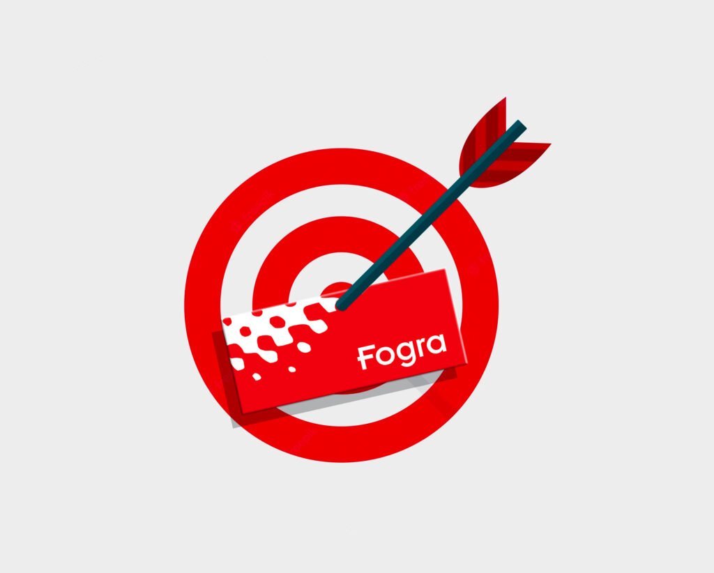 fogra logo on target with arrow