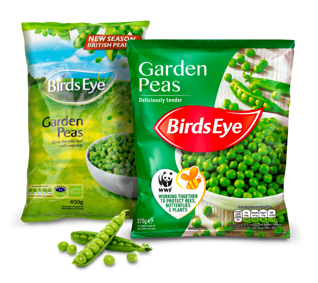 birdseye before and after packaging