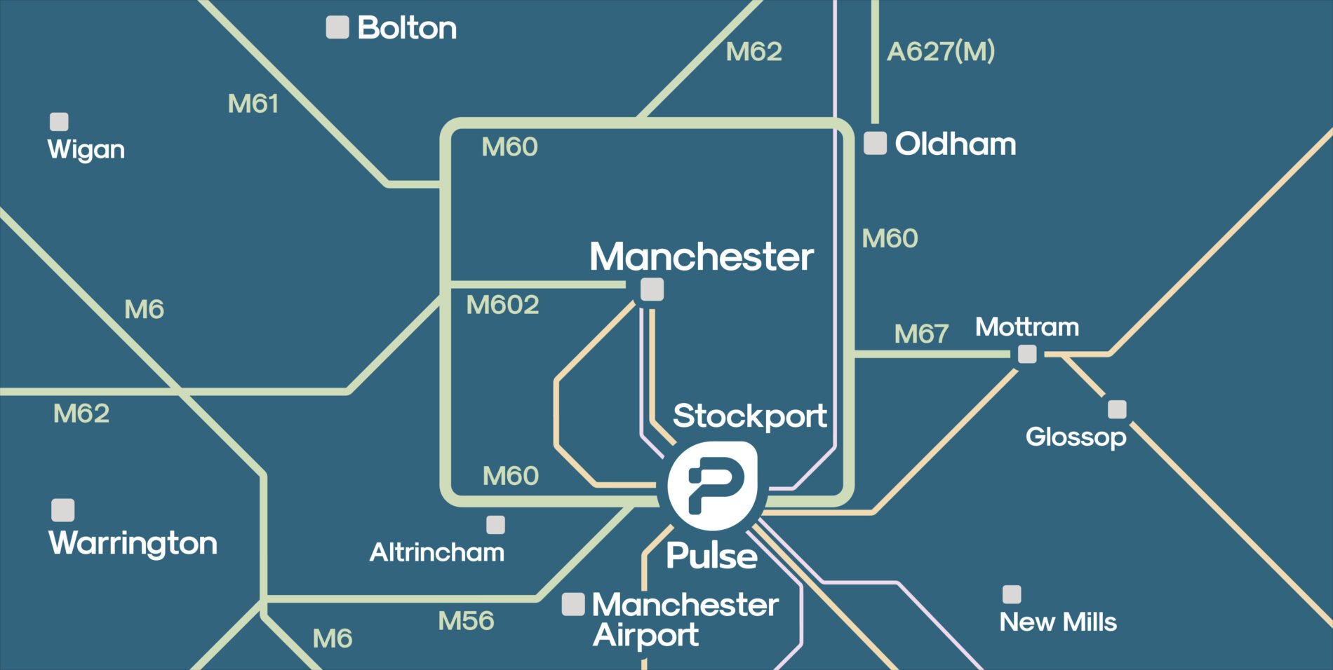map of greater manchester
